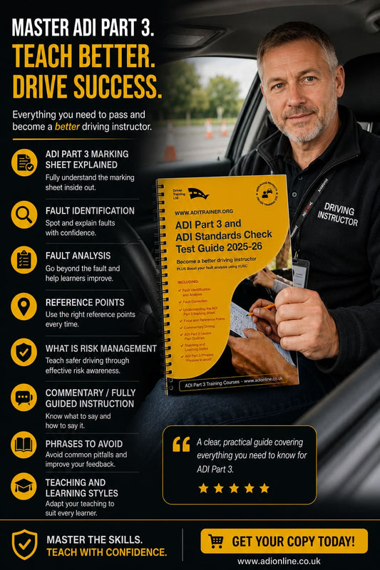 ADI part 3 marking sheet explained