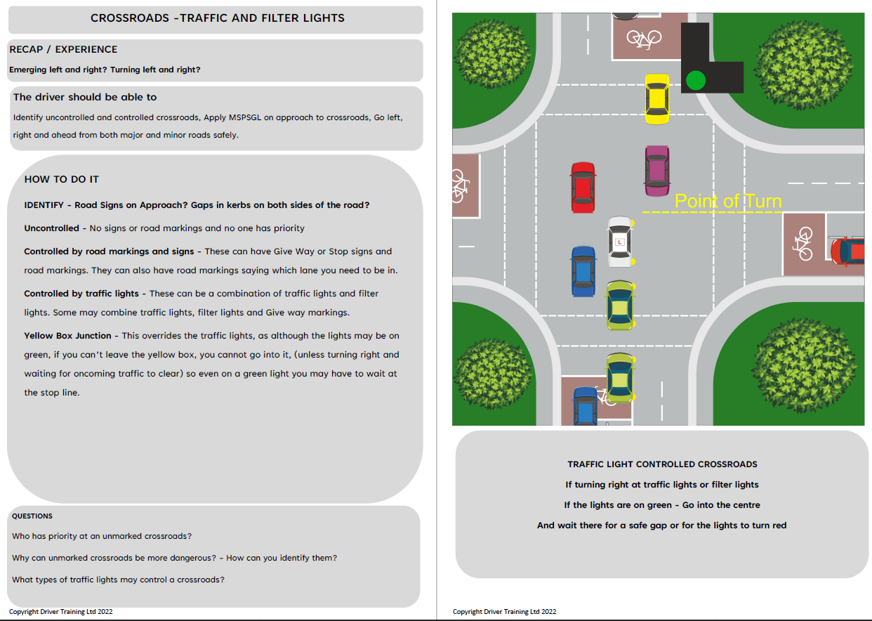 ADI Part 3 Crossroads - ADI Standards Check - Driver Training Ltd