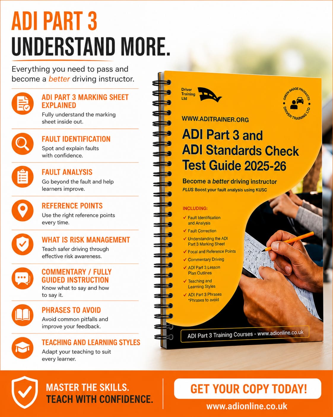 ADI Part 3 and ADI Standards Marking Sheet Explained