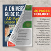 ADI Part 3 Lesson Planning Guide with 35 pages covering maneuvers, road types, and driving scenarios for instructor training