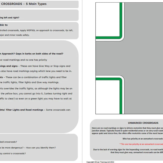 ADI Part 3 Crossroads - ADI Standards Check - Driver Training Ltd