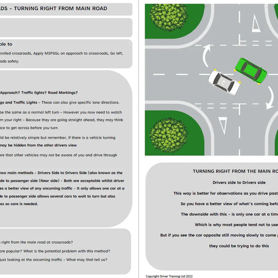 ADI Part 3 Crossroads - ADI Standards Check - Driver Training Ltd
