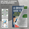ADI Part 3 lesson plan briefings guide for driving instructor training and standards check test