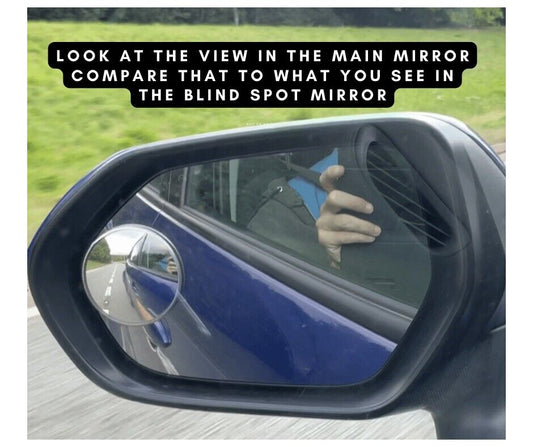 driving instructor blind spot mirrors