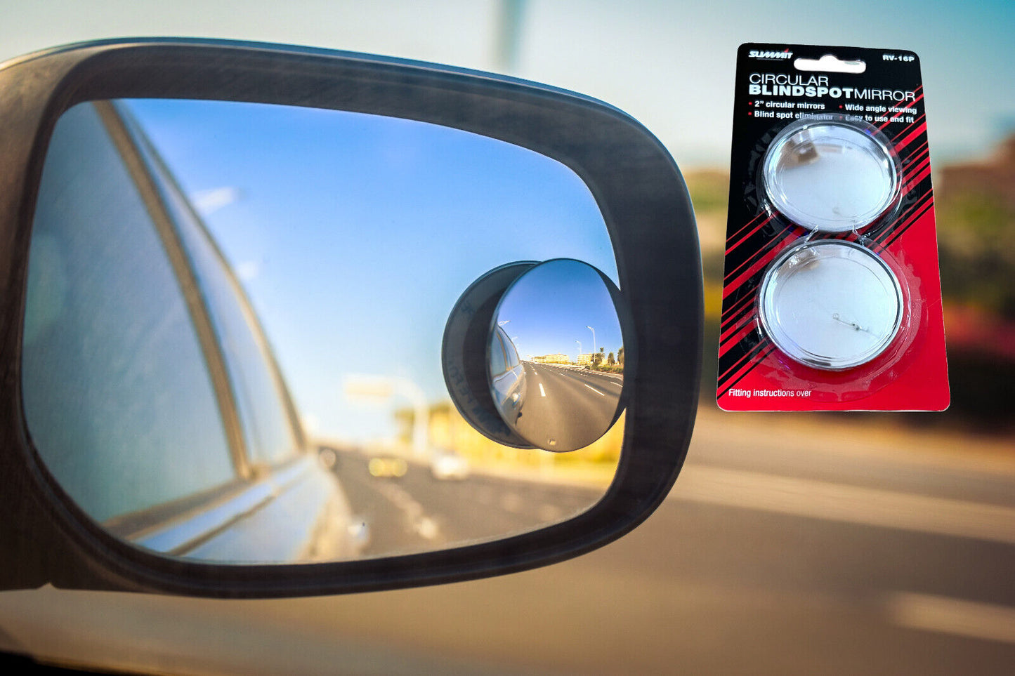 driving instructor blind spot mirror