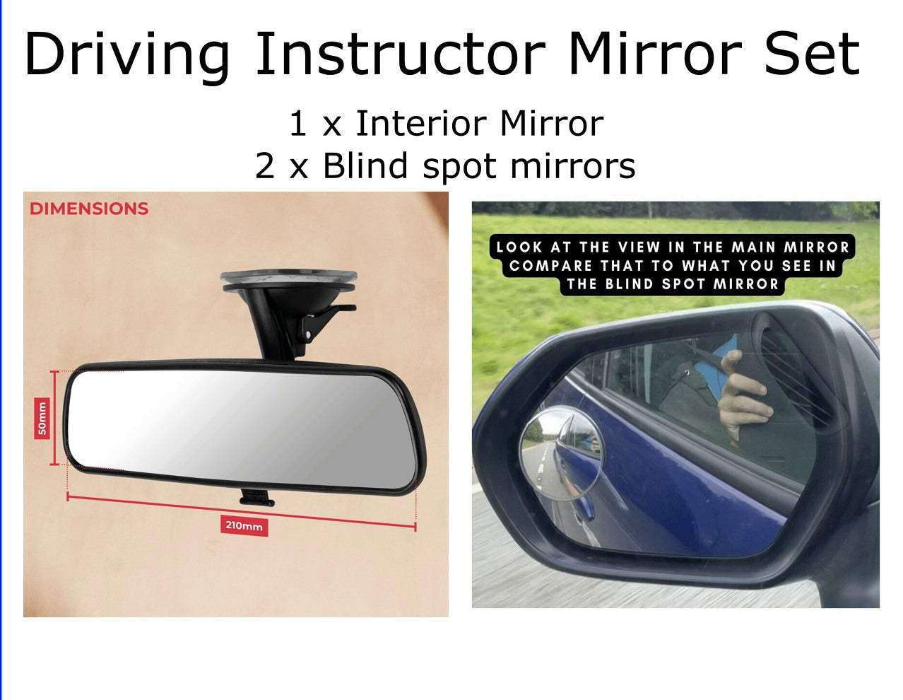 driving instructor mirrors