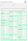 Mock Driving Test Sheets For Driving Schools and Driving Instructors - Driver Training Ltd