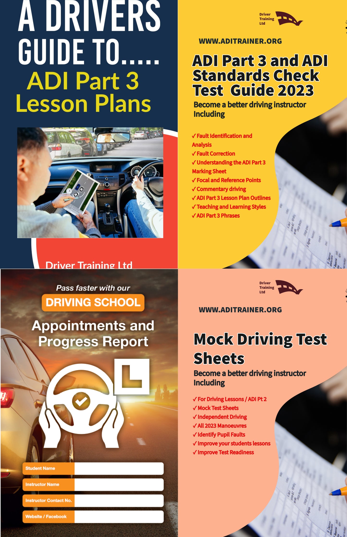 Driving instructor books